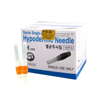 일회용 멸균주사침 니들 34G 4mm 100개입